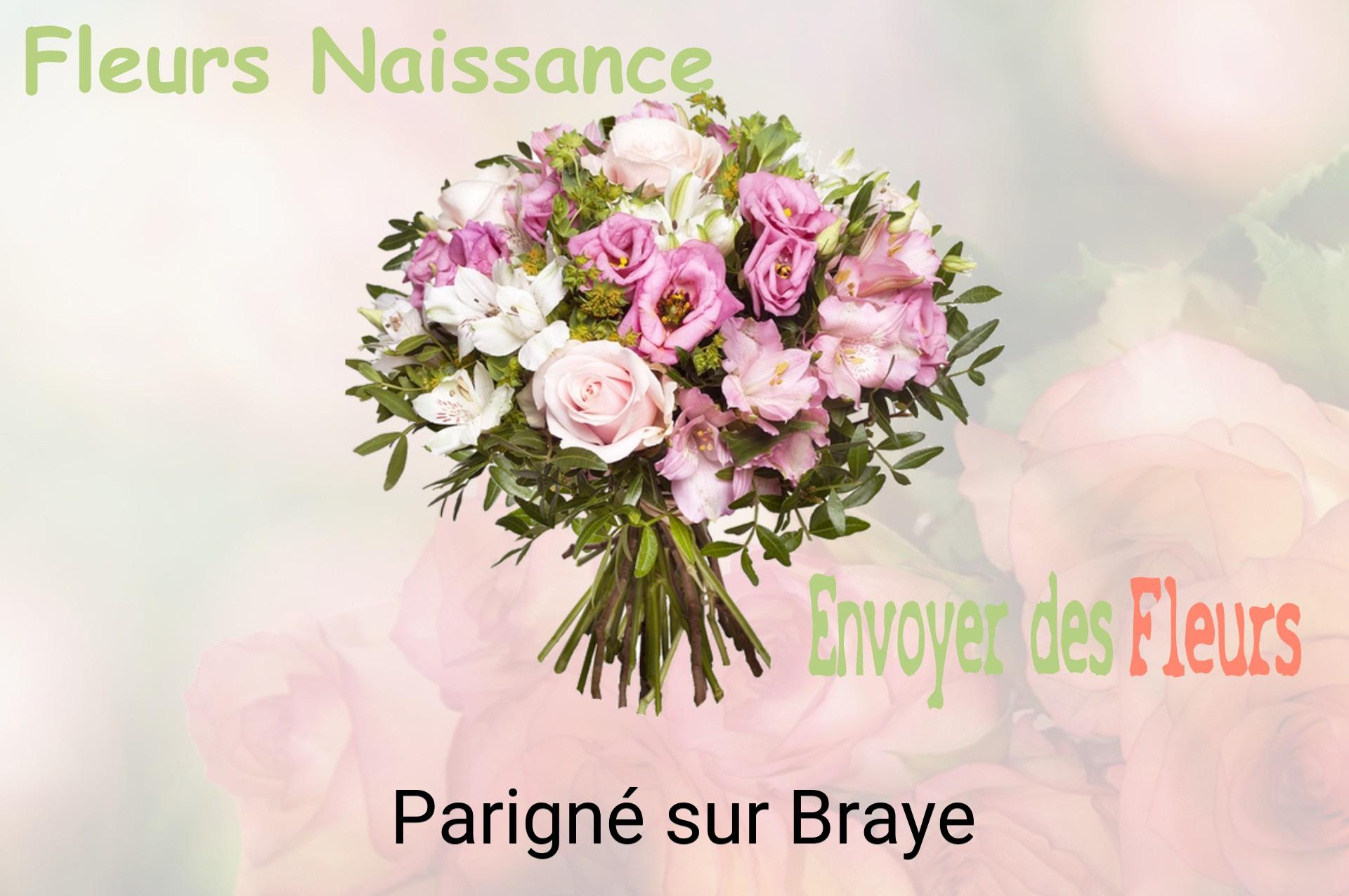 Bouquet de fleurs de naissance livré à Parigné-sur-Braye